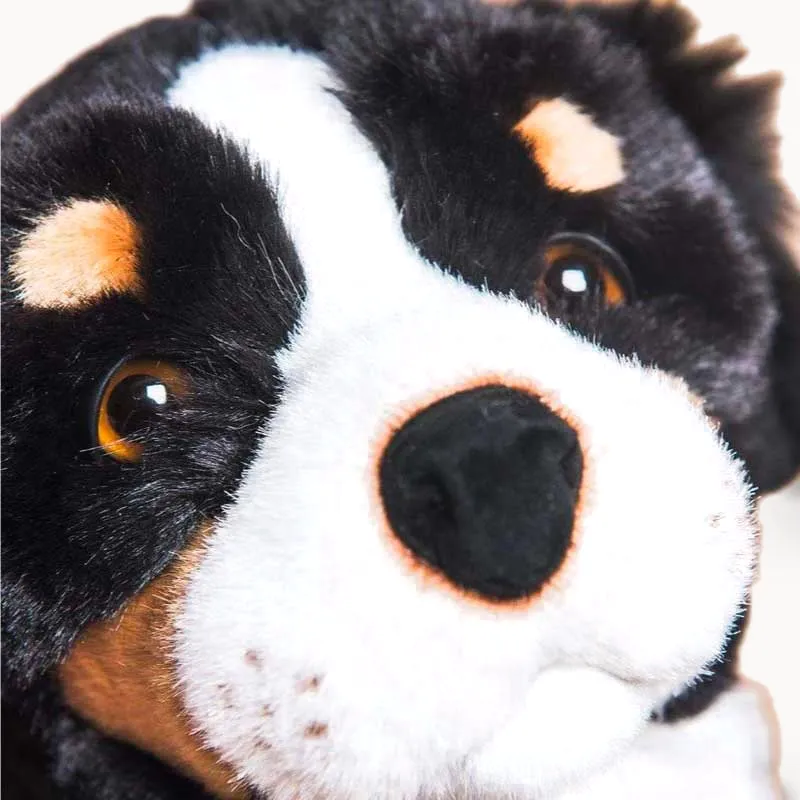 La Pelucherie Dog Ferdinand peluche cane Small seduto 28cm nero
