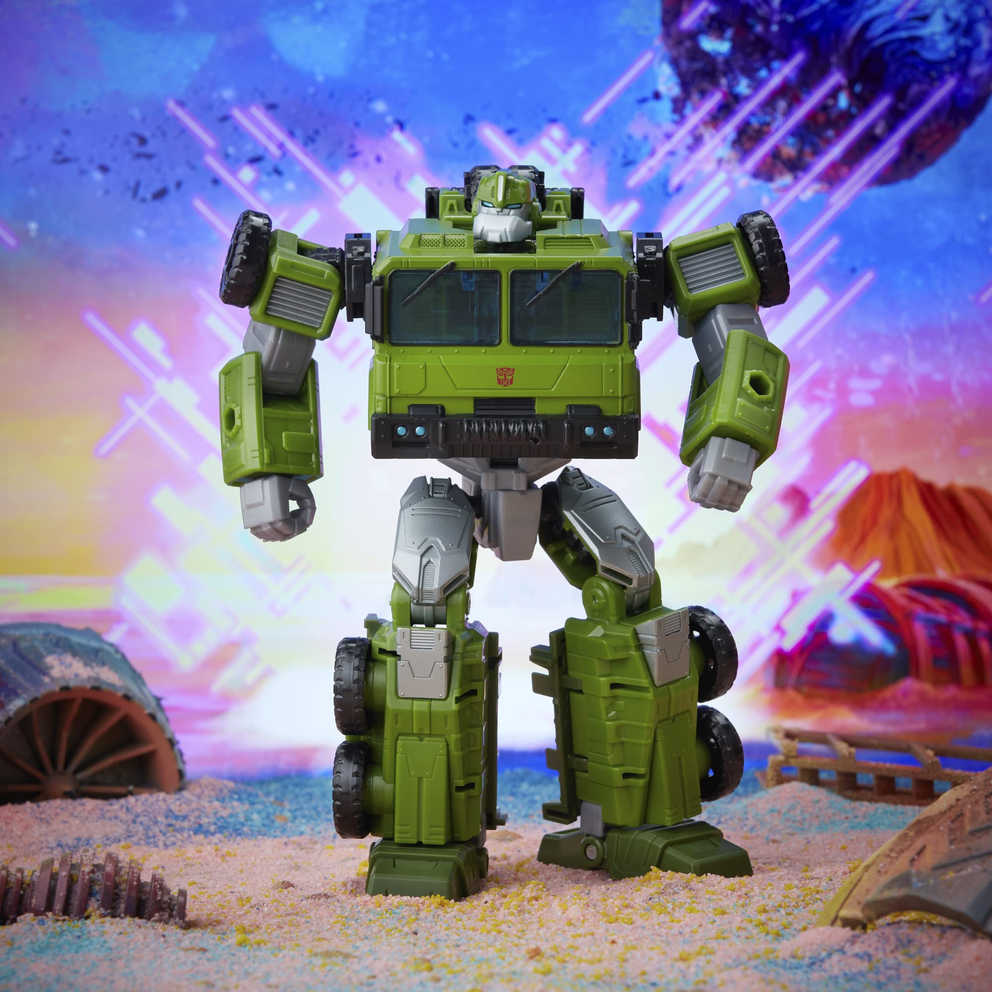 Transformers Legacy Bulkhead Voyager Prime action figure 17,5cm furgone