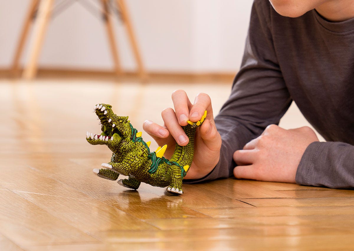 Schleich Wild Life Paludomostro 70155 mostro giocattolo verde