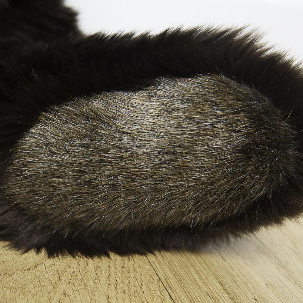 La Pelucherie Gabin peluche orso marrone 35cm morbido setoso