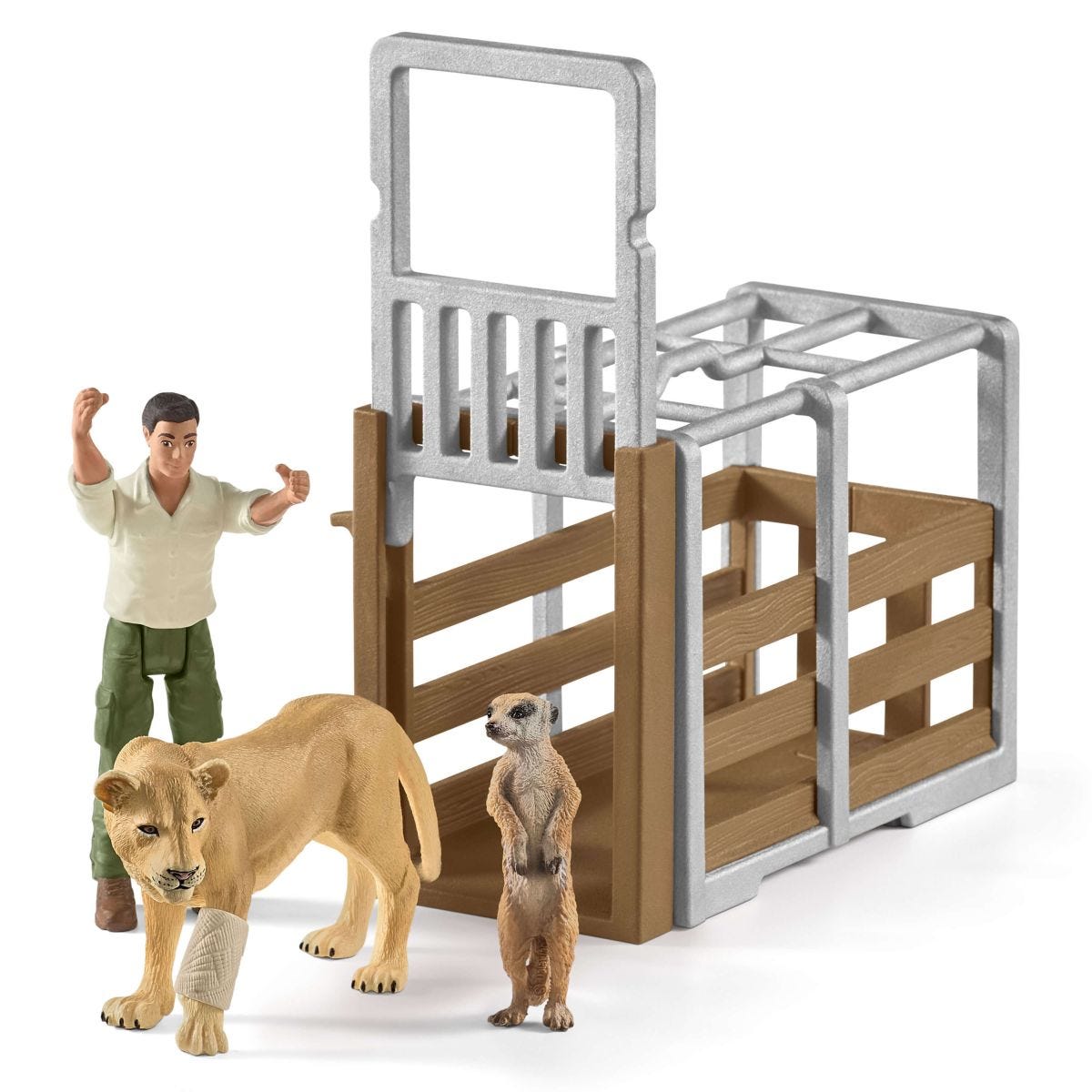 Schleich Farm World Grande camion salvataggio animali playset safari