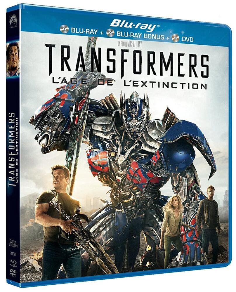 Transformers L'Età dell'Estinzione Blu-ray + DVD 3 dischi bonus