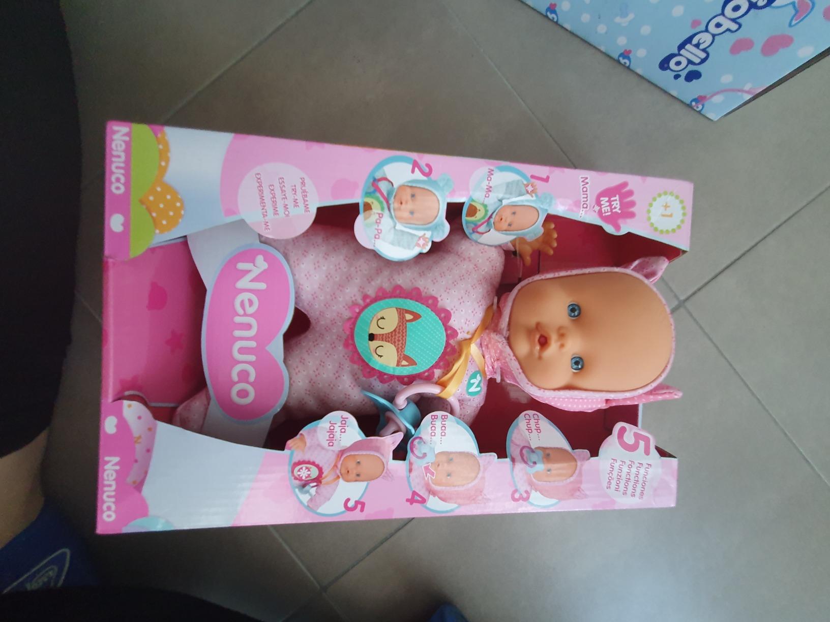 Nenuco Blandito 5 Funzioni Bambola Rosa 30 cm con Suoni