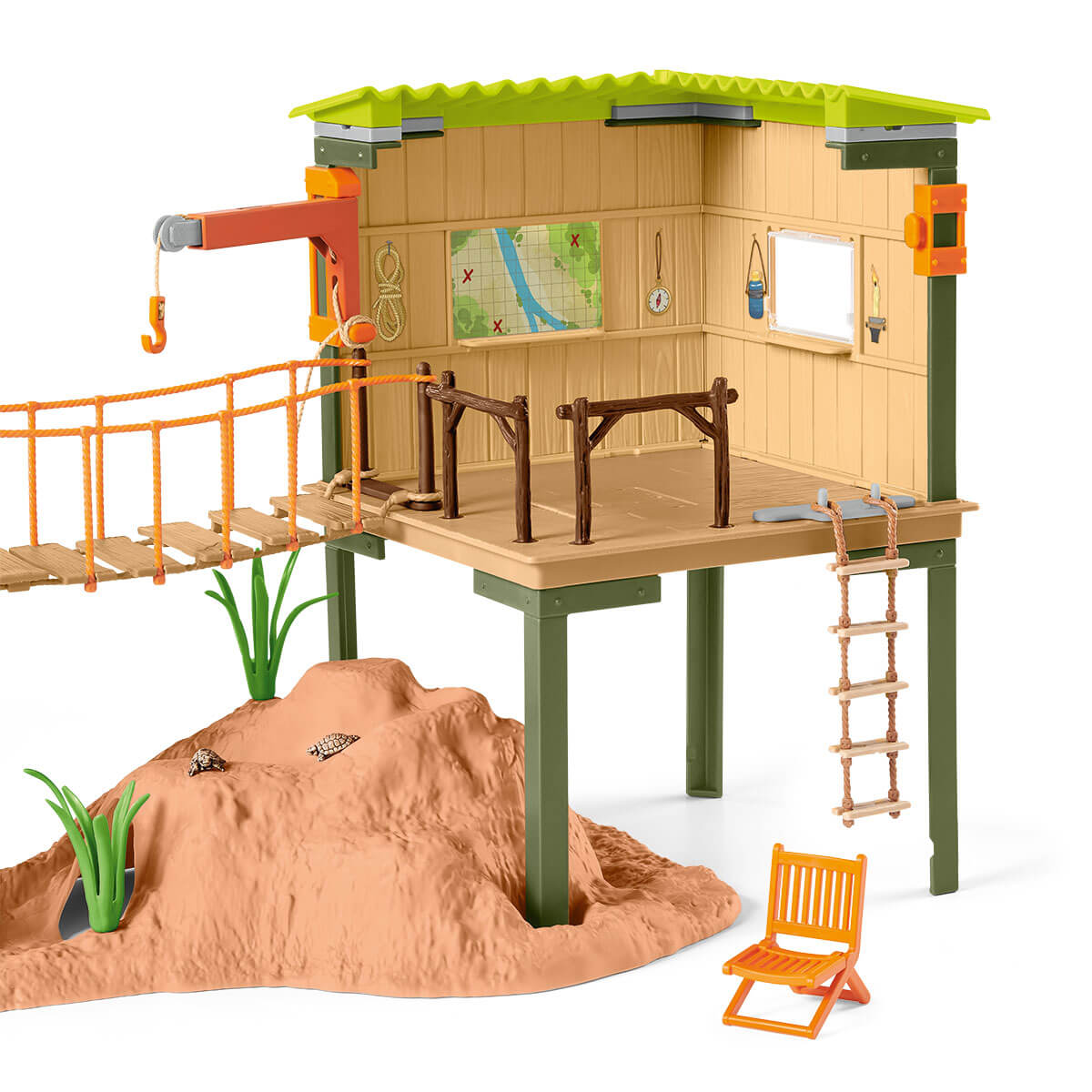 Schleich Wild Life Stazione Avventura Ranger 42594 playset