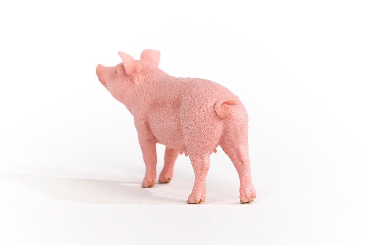 Schleich Farm World Maiale 13933 action figure rosa 1 pz