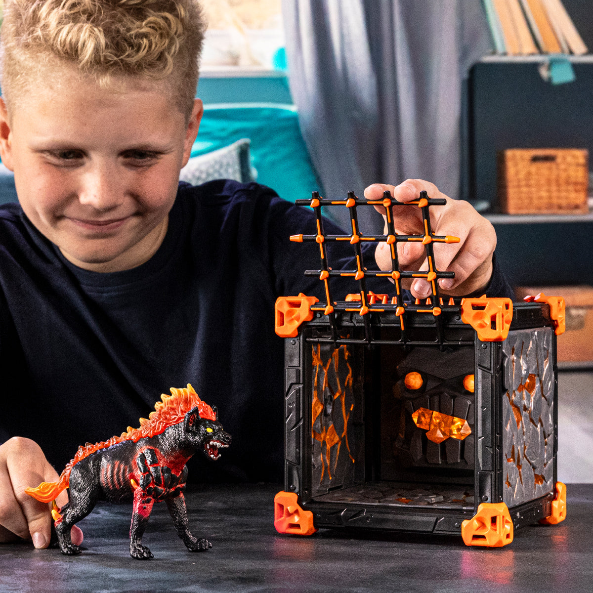 Schleich Eldrador BattleCave Iena di lava playset cristallo