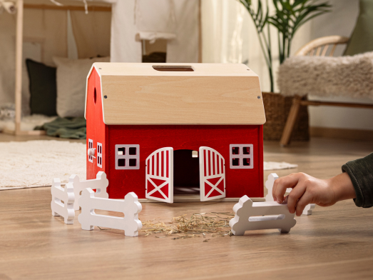 Schleich Farm World Retro Farm set fattoria legno