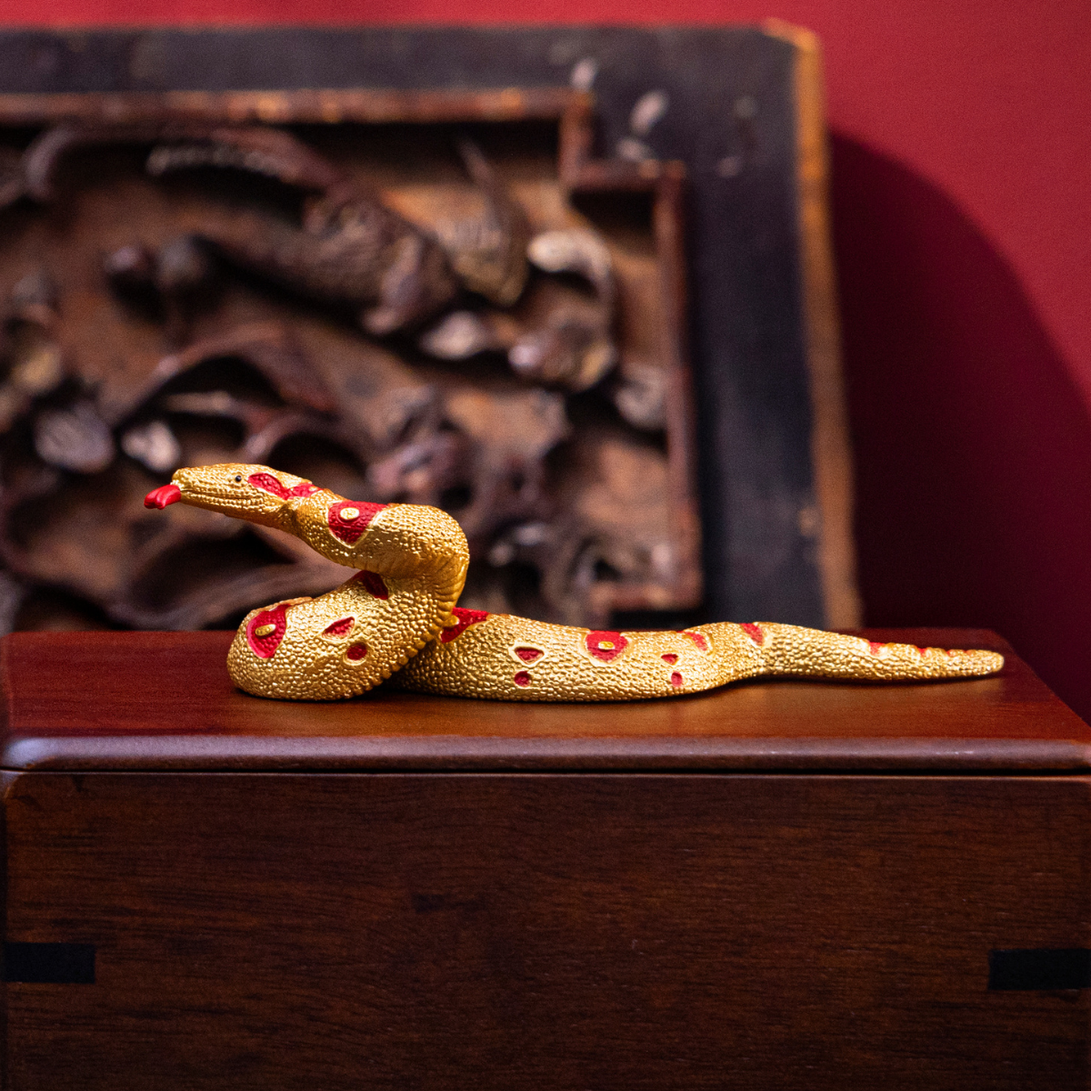 Schleich Wild Life Serpente Capodanno Lunare figure oro 2025