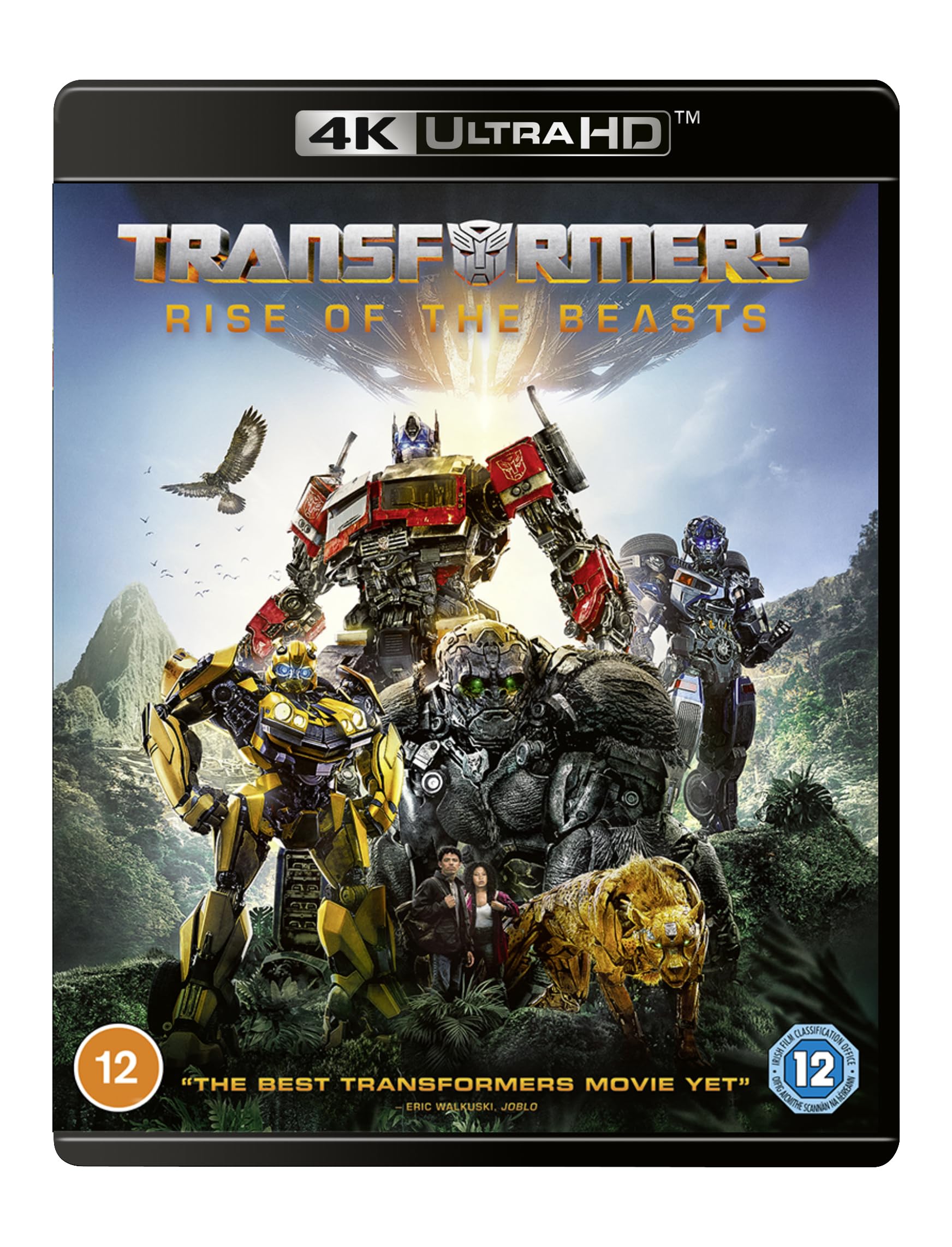 Transformers Rise of the Beasts film 4K UHD + Blu-ray