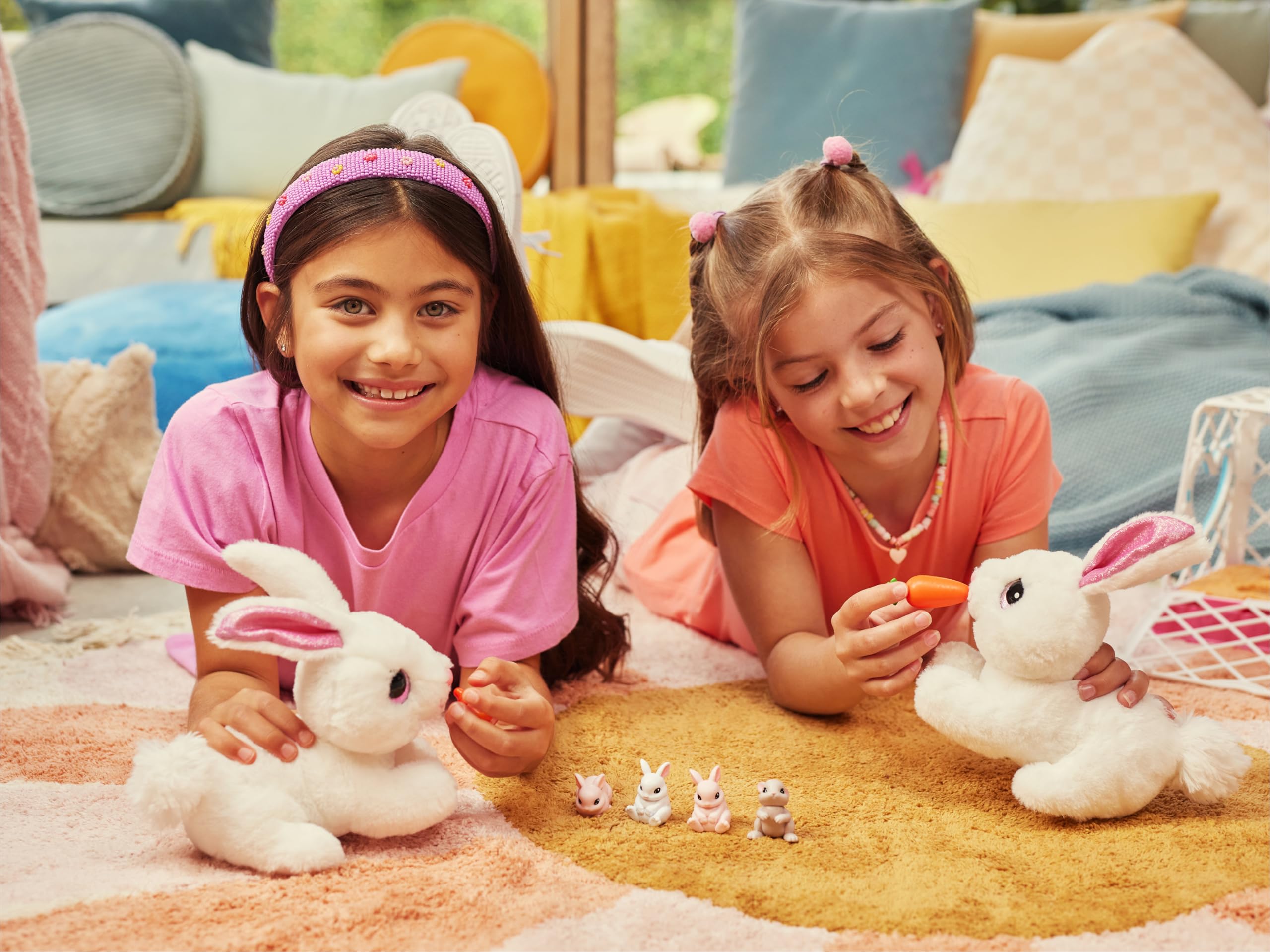 Pets Alive Mommy & Baby Surprise peluche coniglietta interattiva