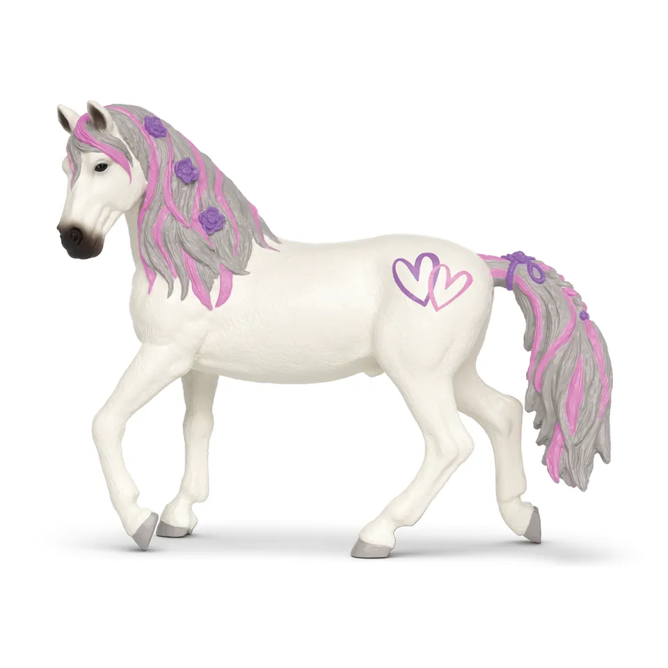 Schleich Horse Club Paso Fino Stallion LOVE Edition Figura Rosa