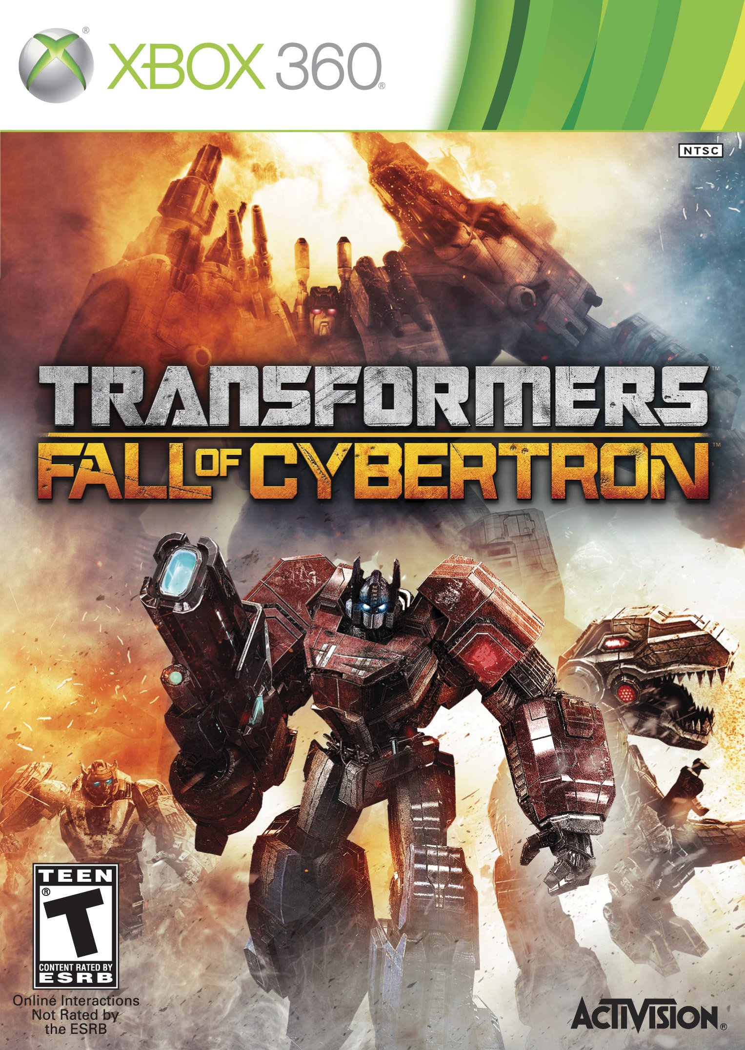 Activision Transformers Fall of Cybertron gioco Xbox 360