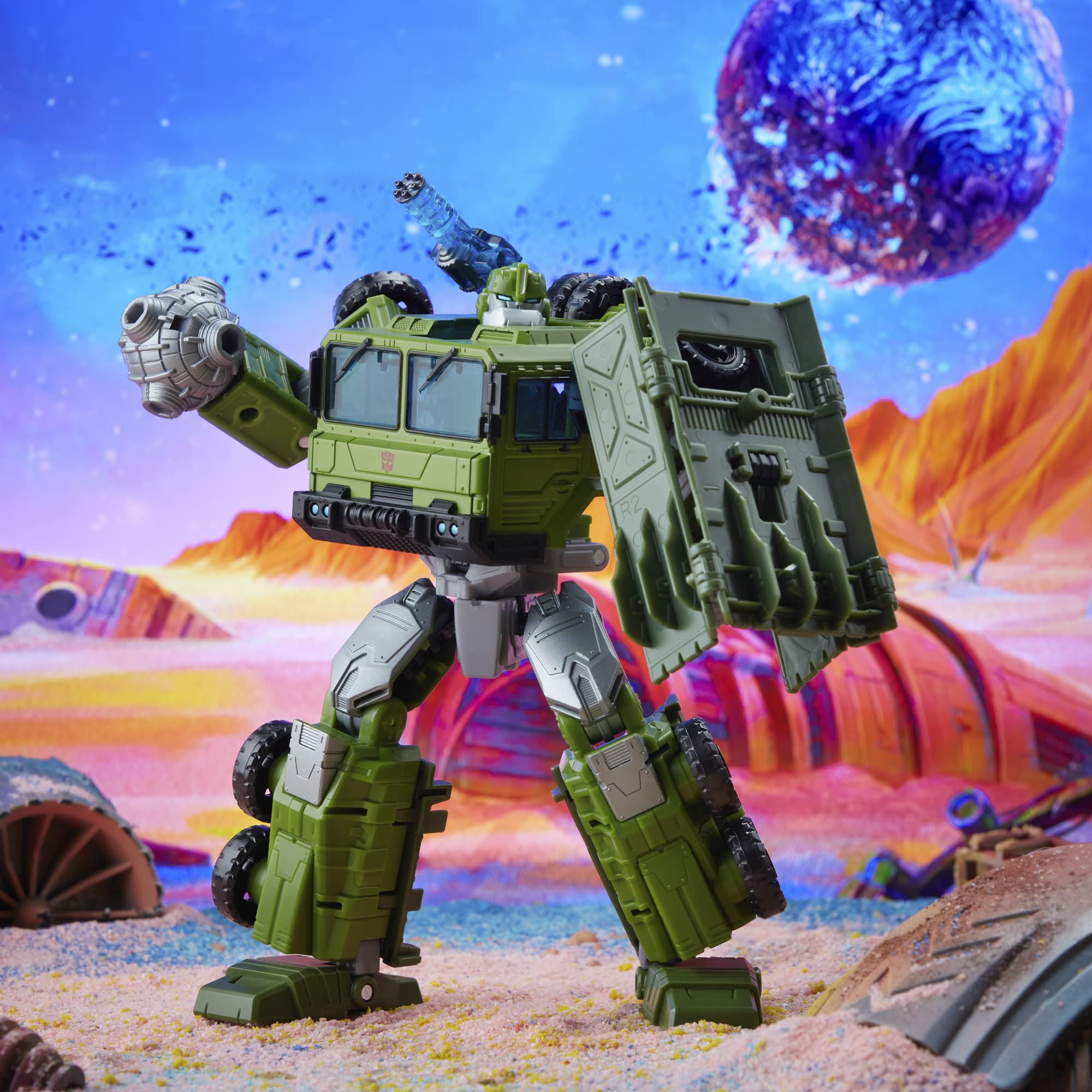 Transformers Legacy Bulkhead Voyager Prime action figure 17,5cm furgone