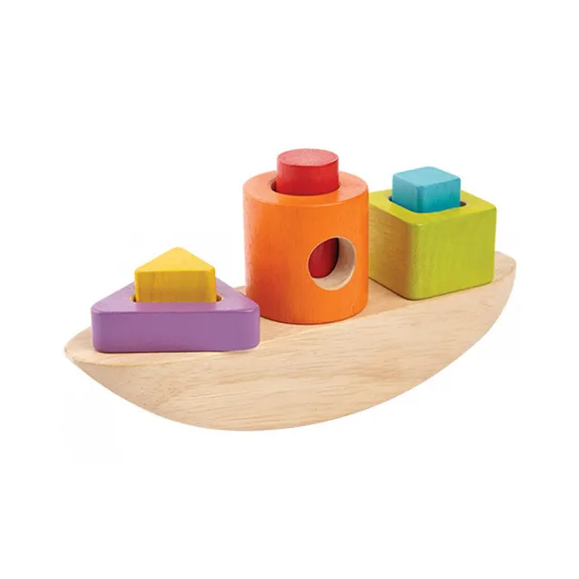 Kreativa Shape Sorters Boat Sorter gioco incastri barca legno