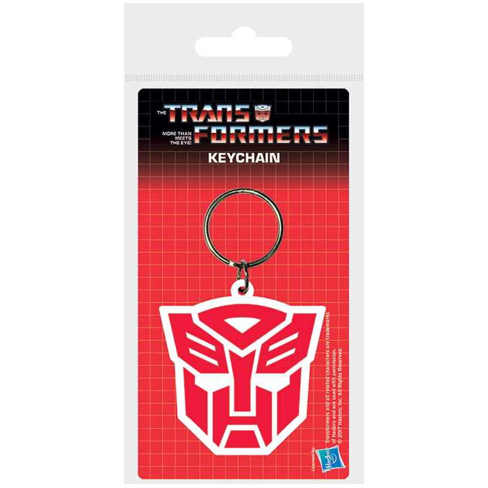 Transformers G1 Autobot Shield portachiavi gomma multicolore 4x6 cm