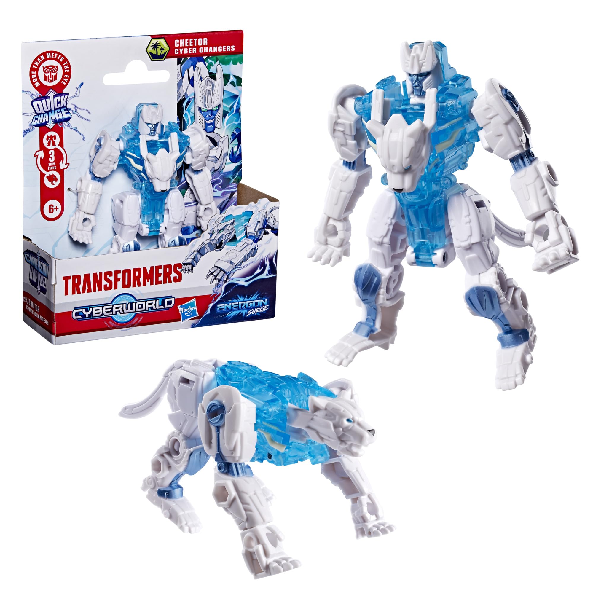 Transformers Cyberworld Cheetor Energon Surge 10 cm bestia