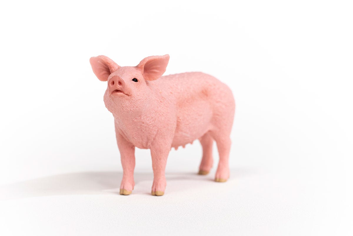 Schleich Farm World Maiale 13933 action figure rosa 1 pz