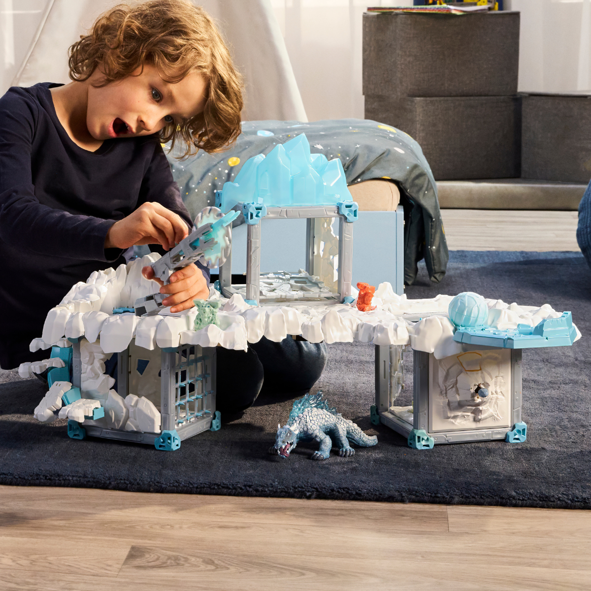 Schleich Eldrador Ice Frostwatch 42811 playset posto guardia ghiaccio
