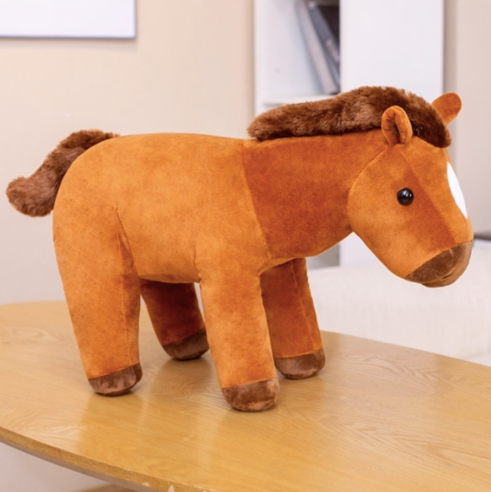 ToyalFriends More Animals 60cm peluche cavallo marrone realistico