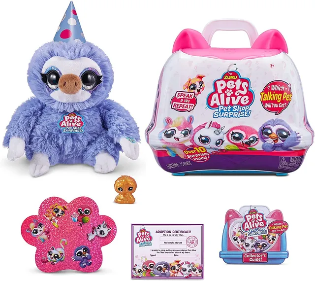 Pets Alive Pet Shop Surprise bradipo peluche con sorprese