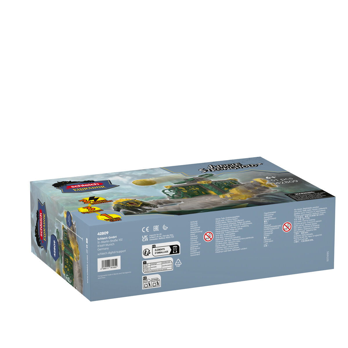 Schleich Eldrador Fortezza Giungla 42809 Playset Tigre