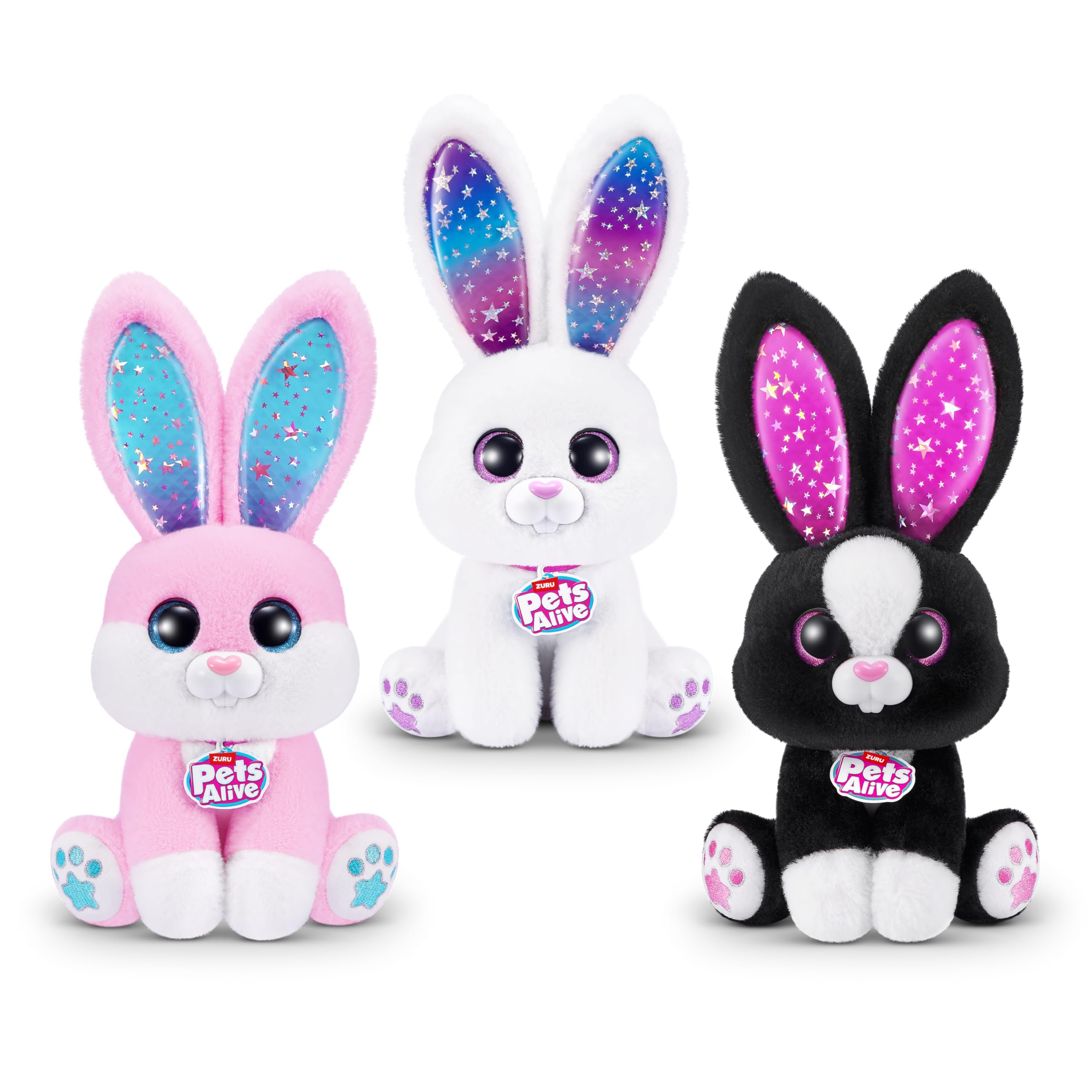 Pets Alive Magic Bunnies Sootie coniglio peluche magico nero