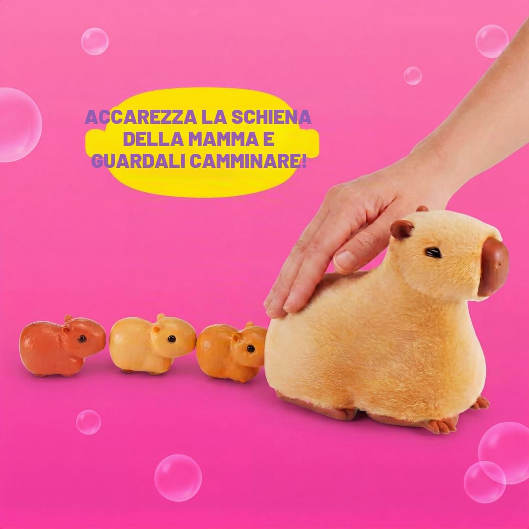 Pets Alive Mommy & Baby Surprise peluche Capibara con cuccioli