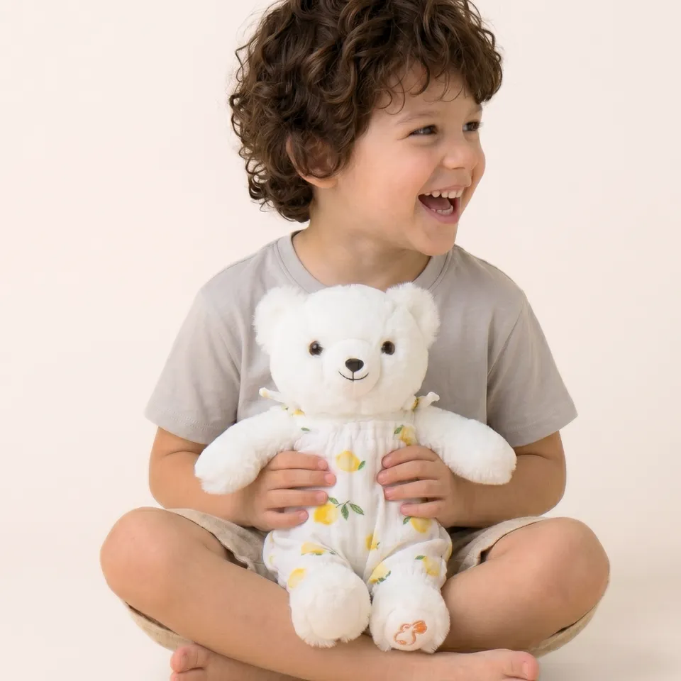 La Pelucherie Wardrobe Set Mirtillo vestito peluche top blu