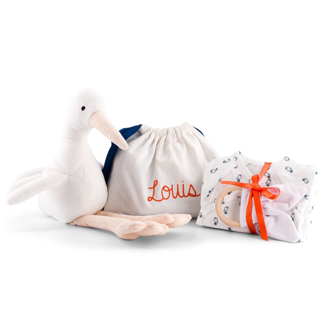 La Pelucherie Baby Box Nascita Coniglio Leon set regalo