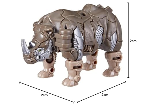 Transformers Rise of the Beasts Rhinox action figure 7,5 cm rinoceronte
