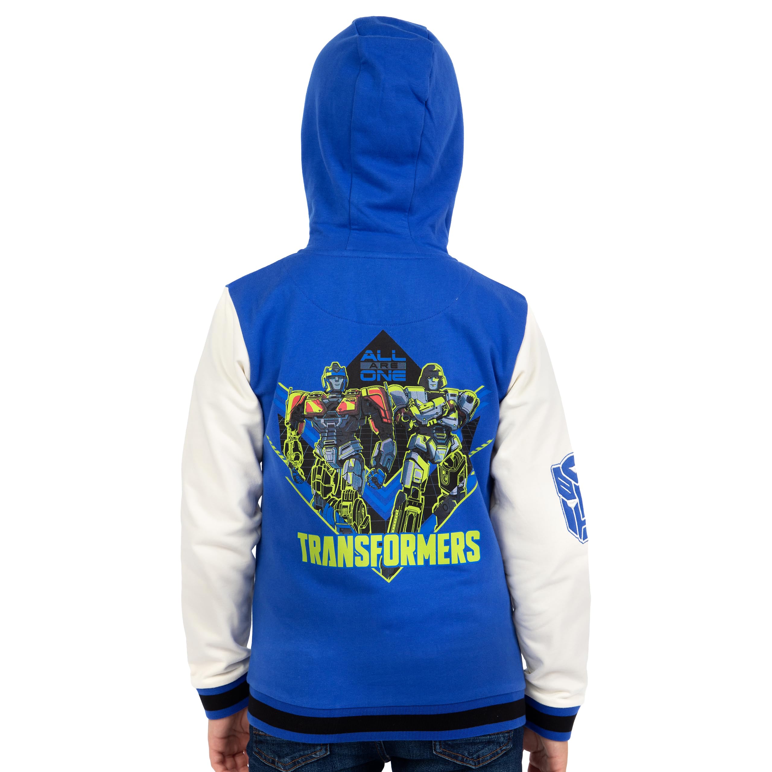 Transformers One felpa bambino cotone blu Optimus Megatron