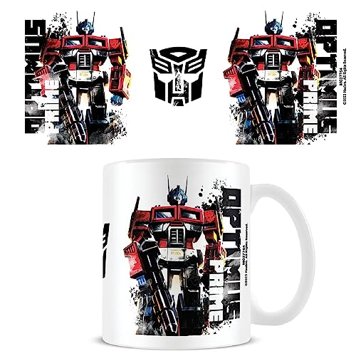 Transformers tazza ceramica Optimus Prime bianca 325 ml