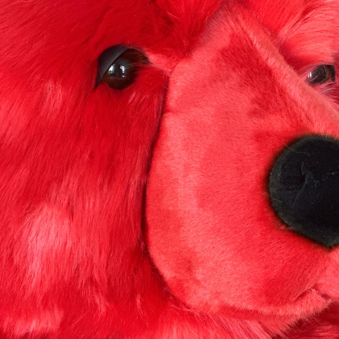 La Pelucherie Red Jules Bear orsacchiotto Small 35cm rosso