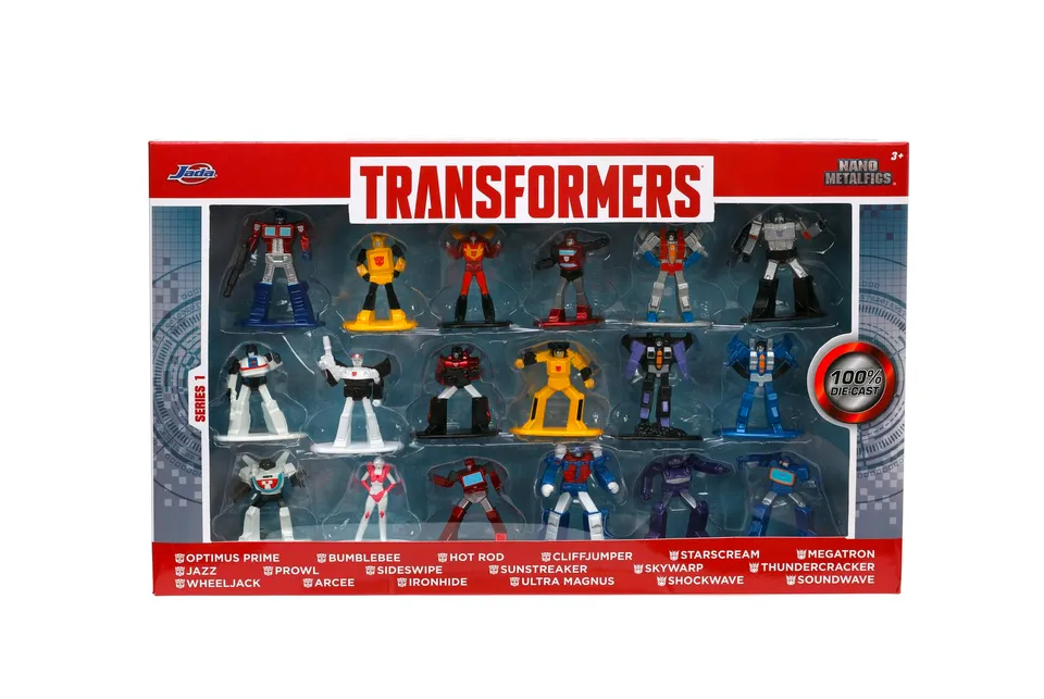 Transformers Nanofigs Wave 2 set 18 mini figure die-cast multicolore
