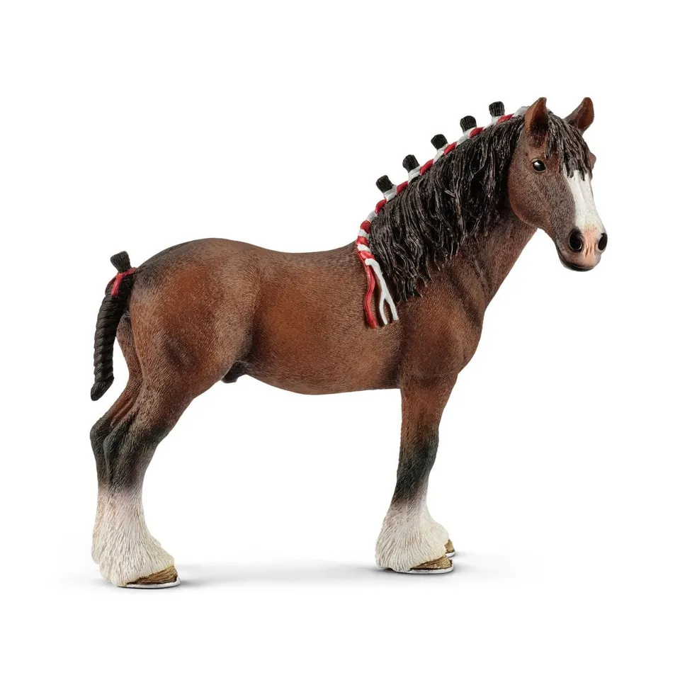 Schleich Horse Club Castrone Clydesdale 13808 cavallo marrone
