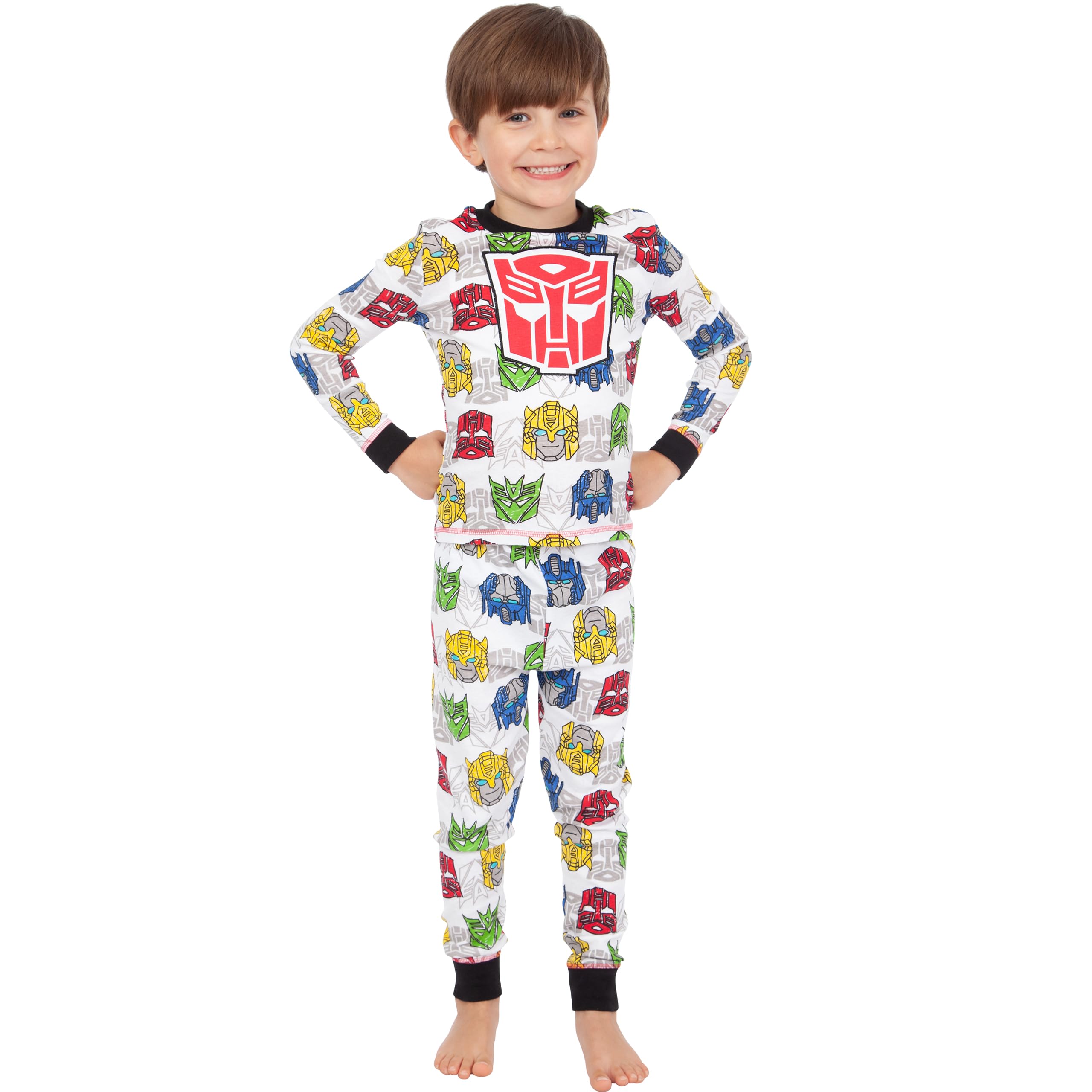 Transformers pigiama bambino 4-5 anni cotone manica lunga