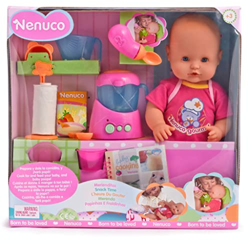 Nenuco Merenda bambola con frullatore e biberon cucchiaio