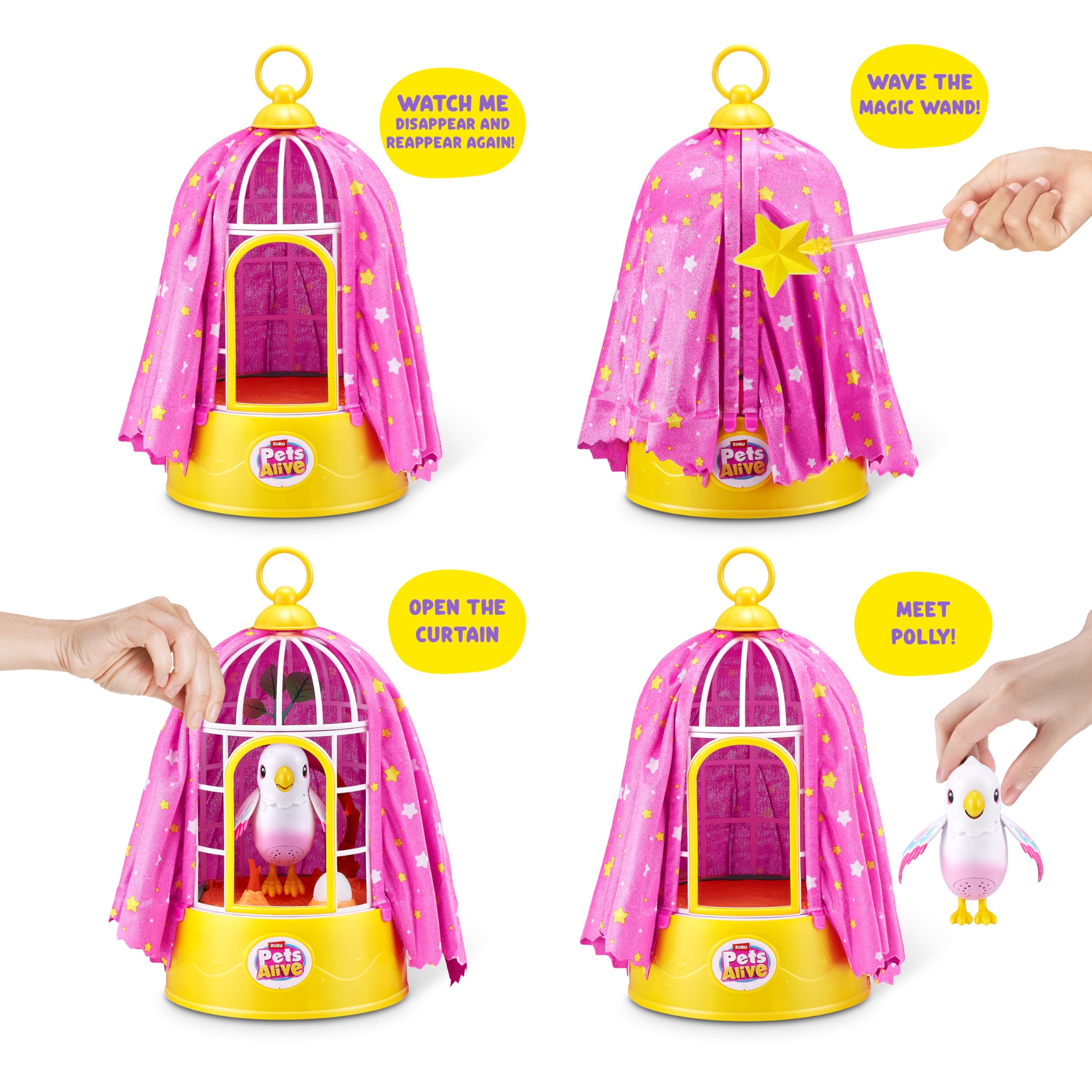 Pets Alive Polly Magic Bird peluche elettronico che parla
