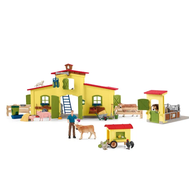 Schleich Horse Club 72224 Fattoria Giocattolo con Animali