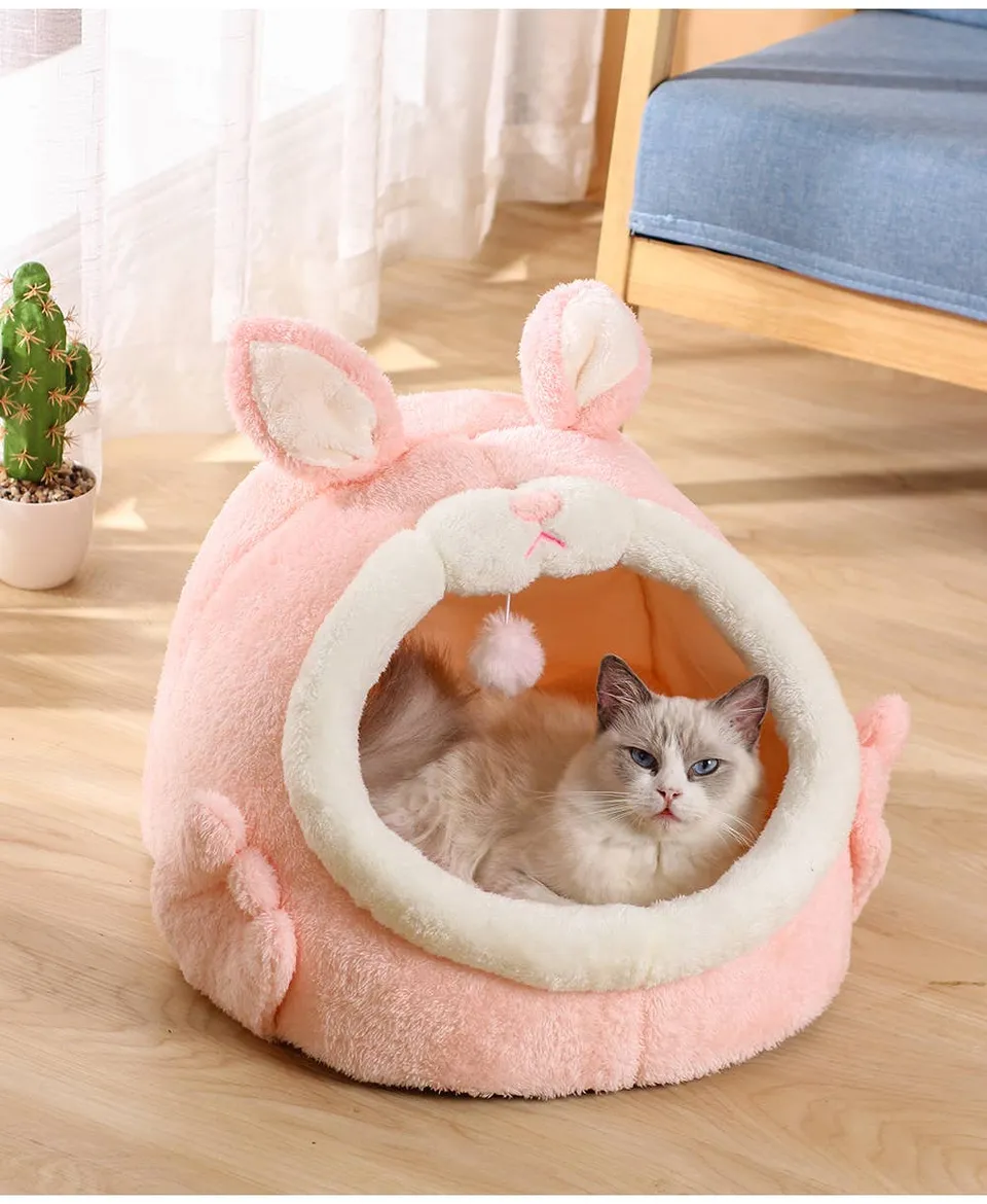 ToyalFriends Pet Beds Cuccia Coniglio M rosa per gatti morbida