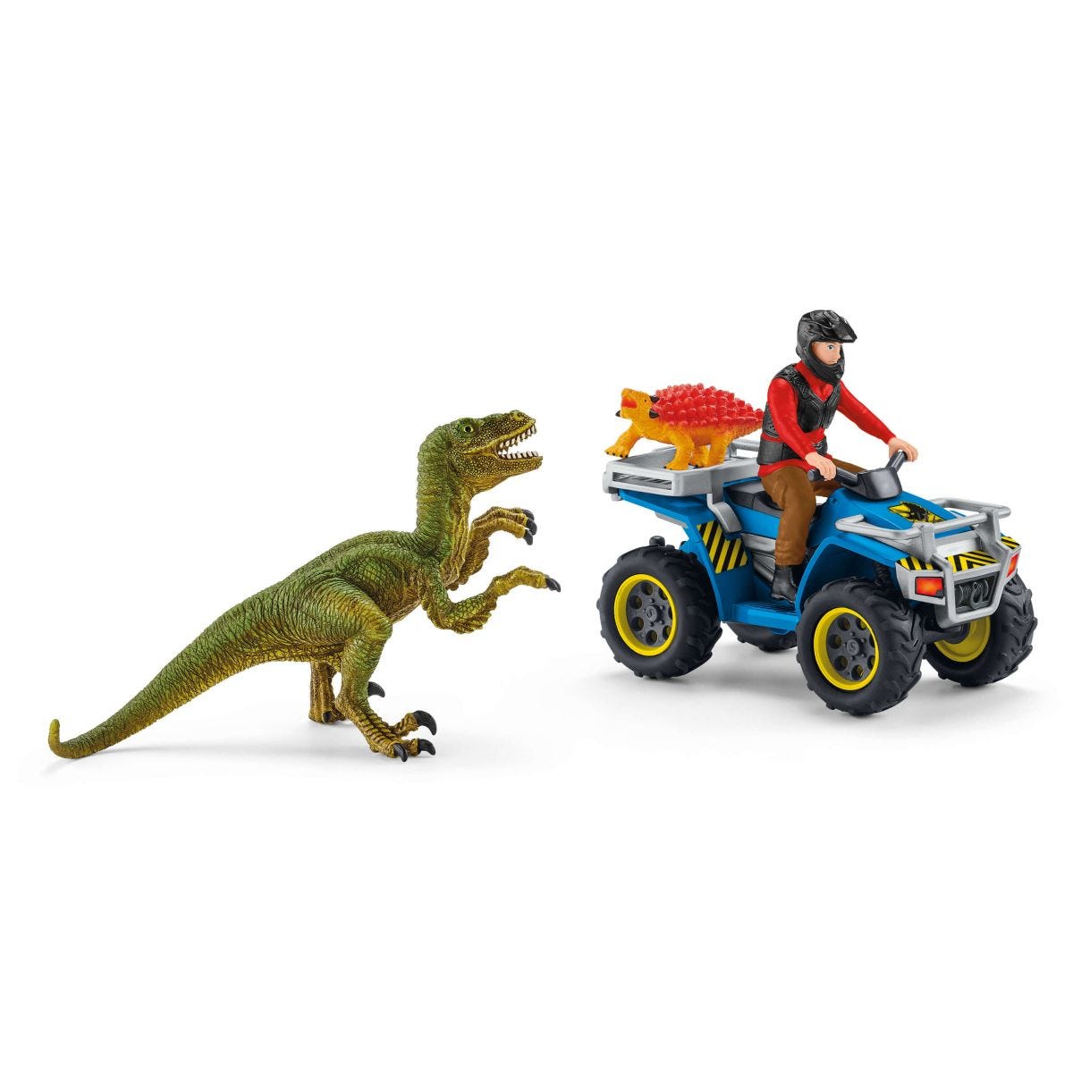 Schleich Dinosaurs Fuga Quad 41466 playset Velociraptor