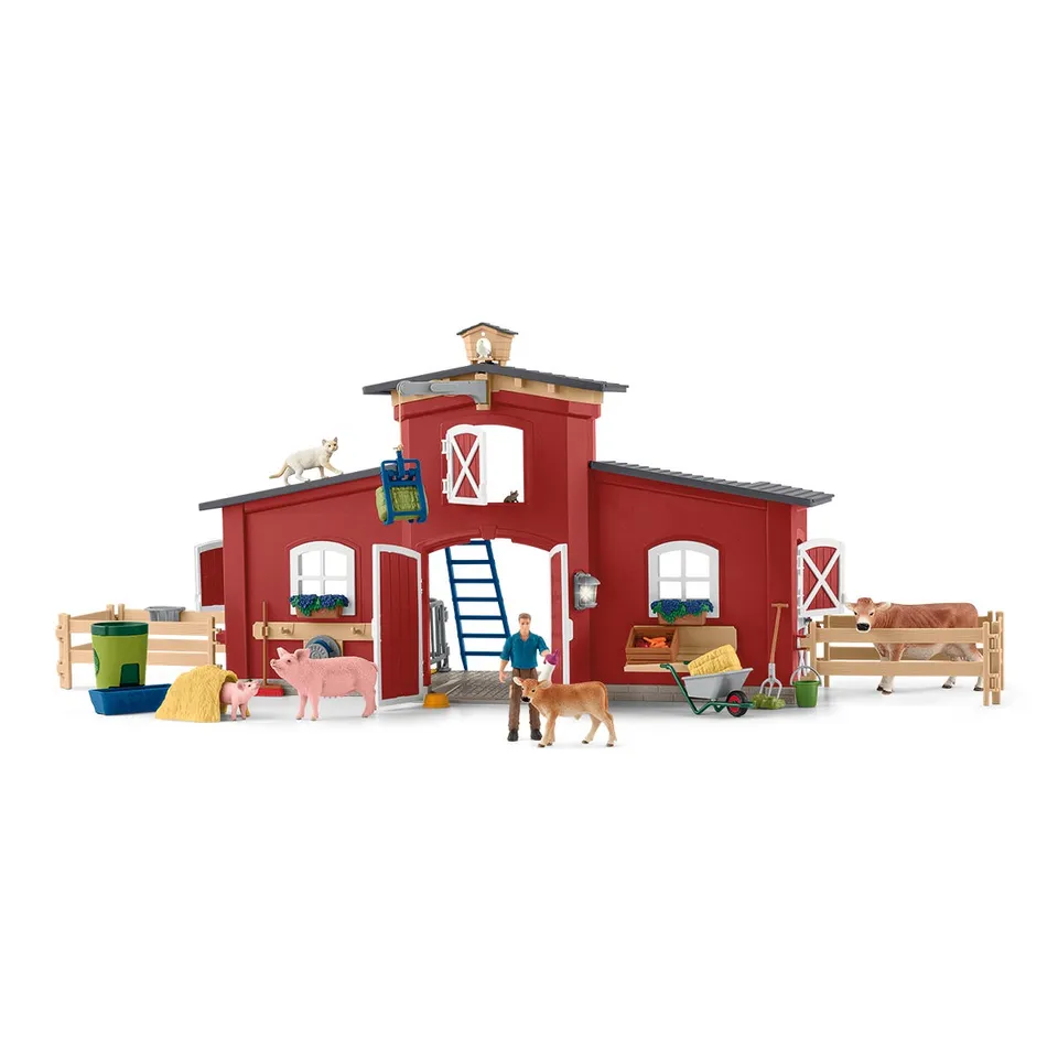 Schleich Farm World Grande Fienile Playset Animali 42606