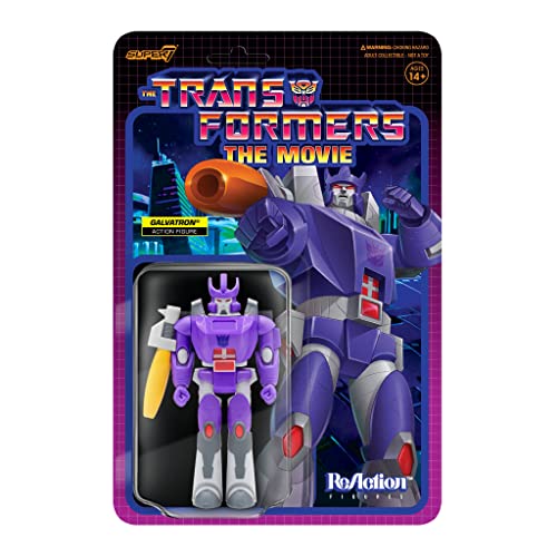 Transformers Vinyl Galvatron Super7 ReAction 9,5 cm Vintage