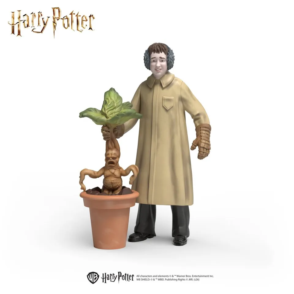 Schleich Harry Potter Neville Mandragola 14946 action figure