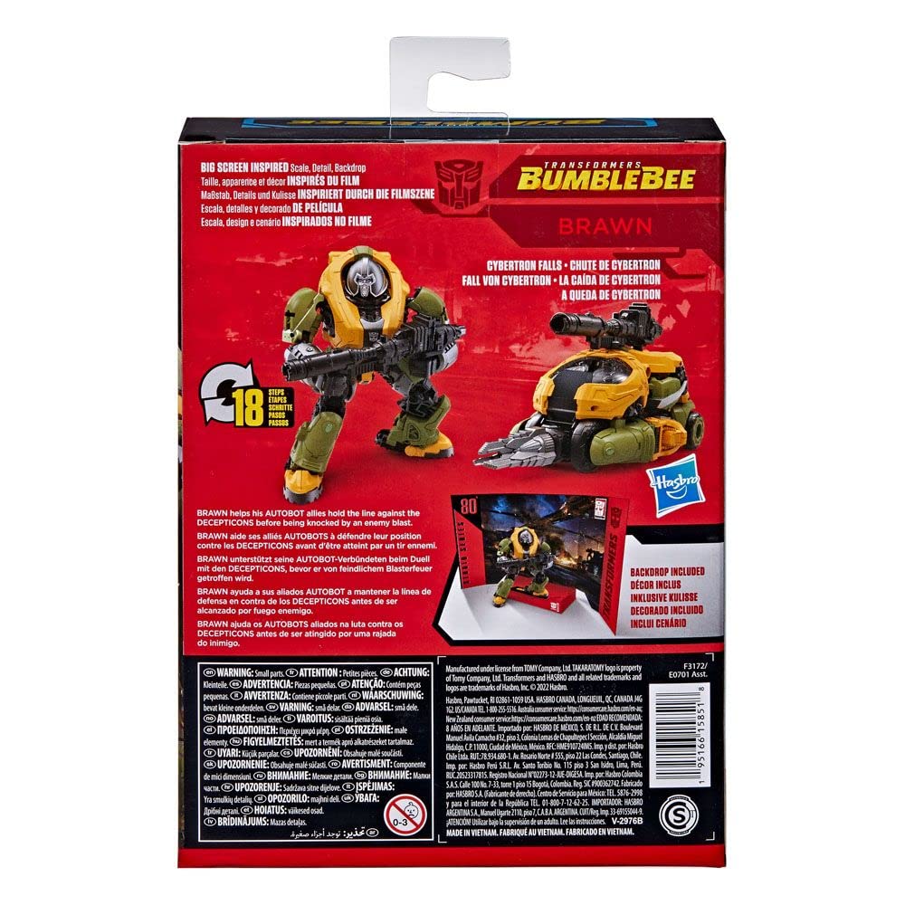 Transformers Studio Series Brawn F3172 action figure 11 cm fuoristrada
