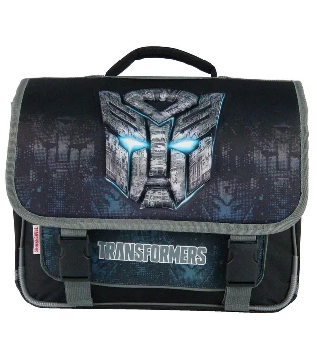 Transformers Zaino scuola 38 cm nero grigio 2 scomparti poliestere