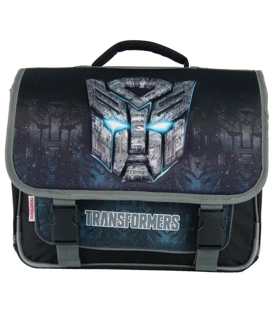 Transformers Zaino scuola 38 cm nero grigio 2 scomparti poliestere