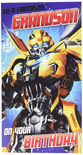 Transformers Collectibles biglietto auguri nipote compleanno con busta