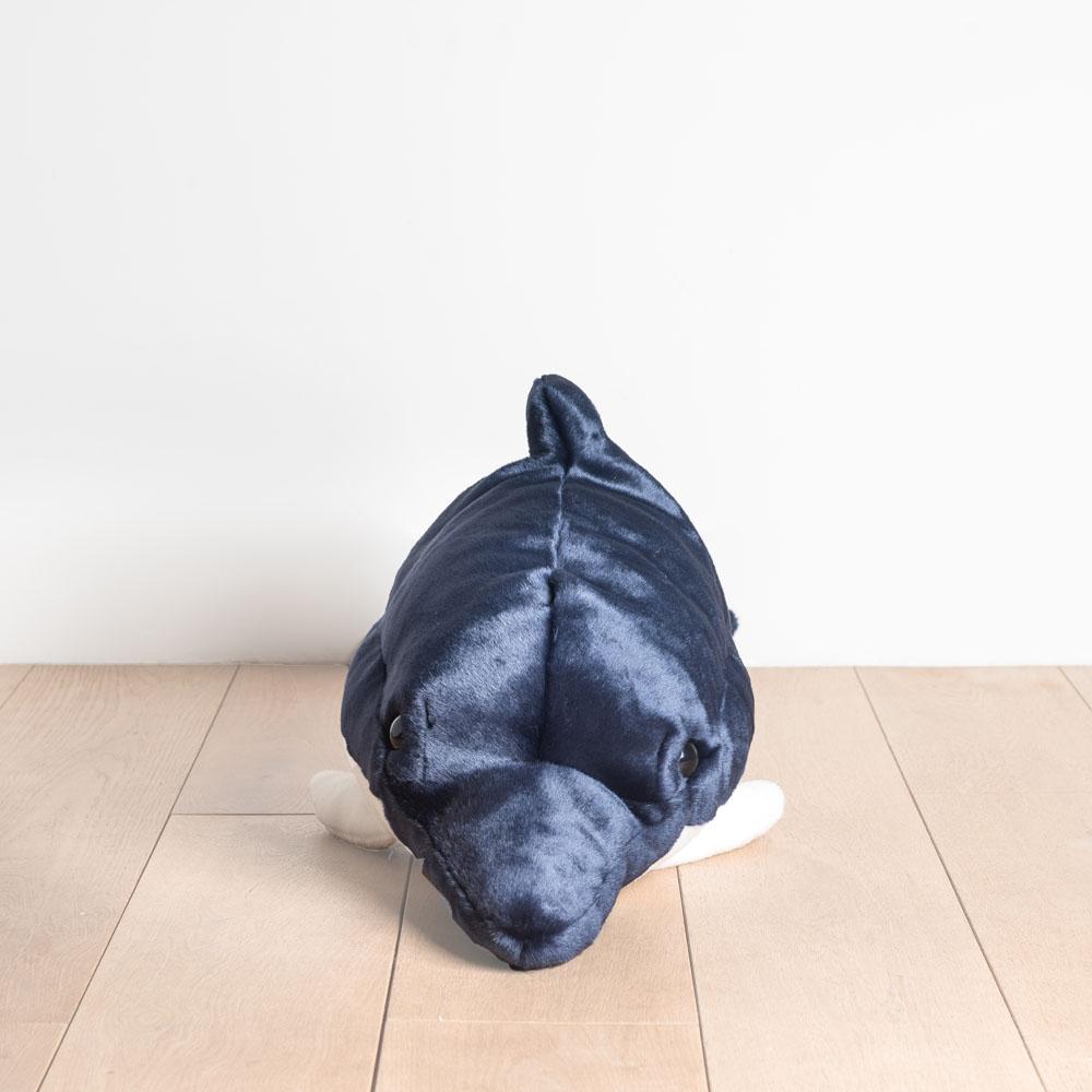 La Pelucherie Dolphin Auguste peluche delfino Small 40cm blu