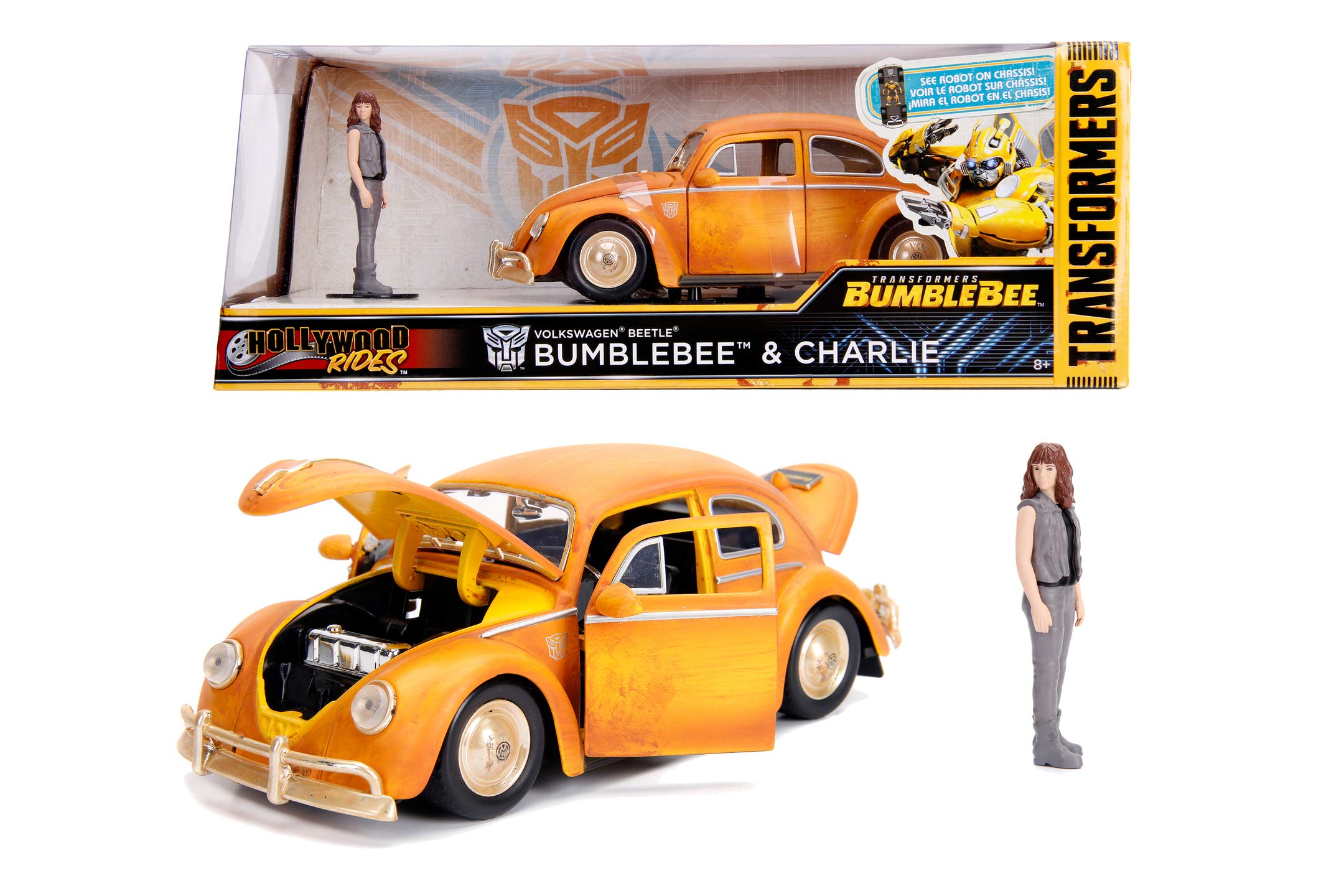 Jada Transformers Bumblebee VW Beetle auto 1:24 gialla